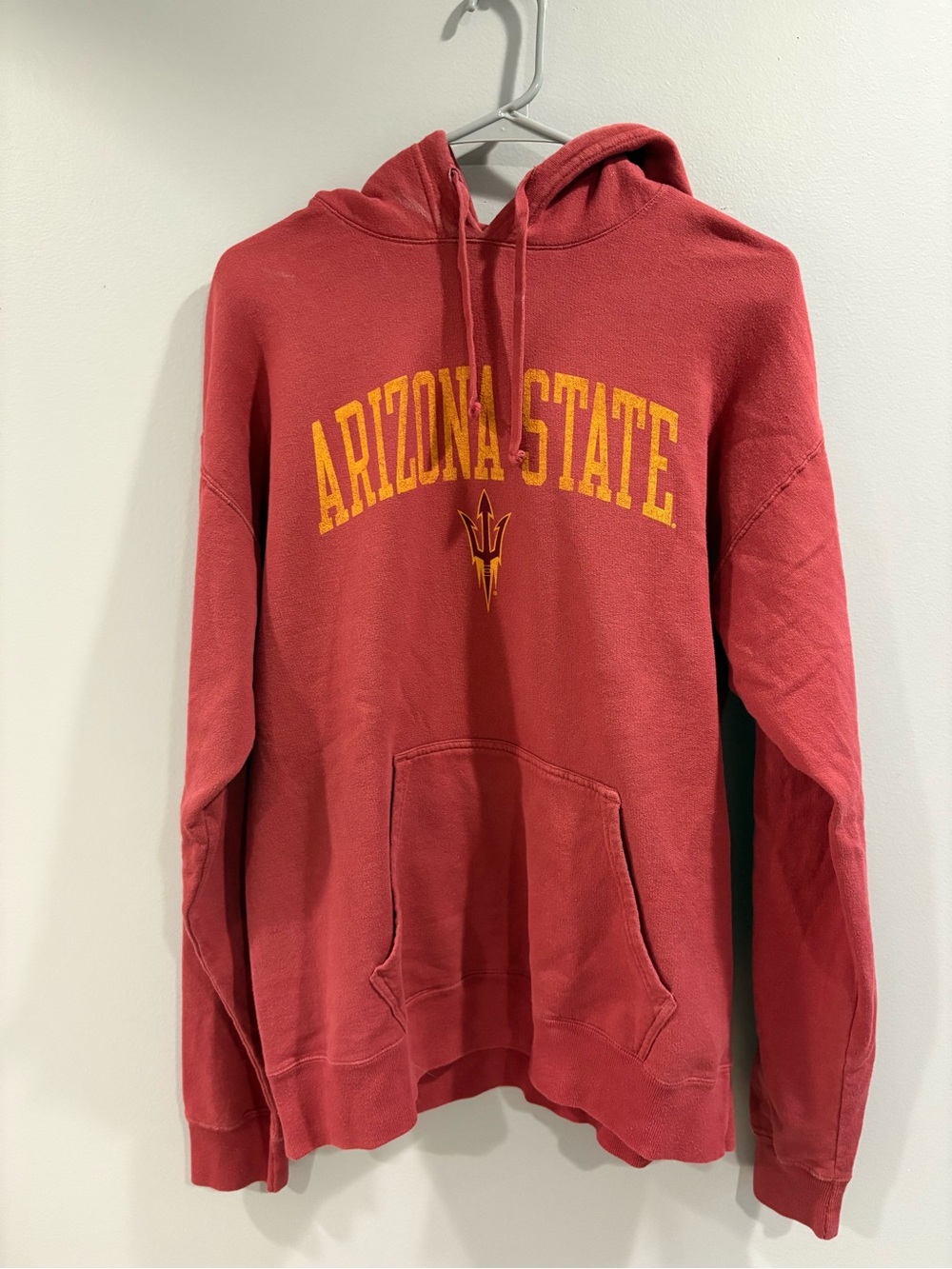 Arizona State Maroon Hooded Sweatshirt with Gold Logo